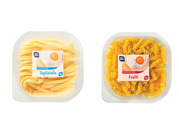 PASTE CU OU FUSILLI TAGLIATELLE 250G CHEF SELECT