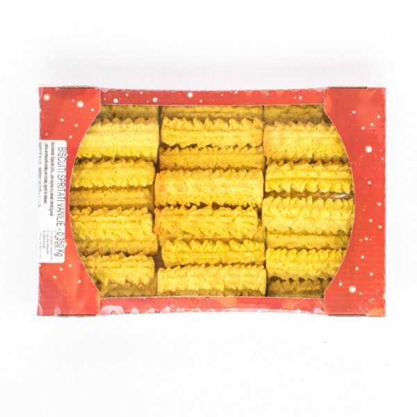 BISCUITI SPRITATI VANILIE 350G