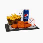 CASCAVAL PANE 135G+CARTOFI WEDGES 100G+PEPSI 0,5L