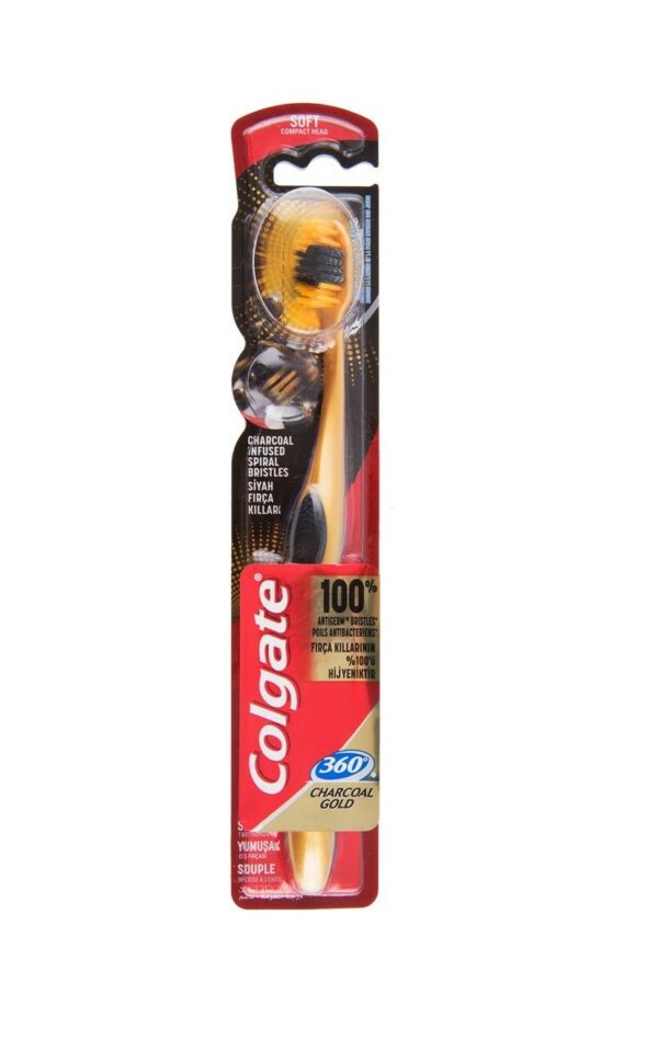 PERIUTA DINTI COLGATE CHORCOAL GOLD 360