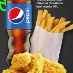 STRIPS PUI 120G + CARTOFI WEDGES 100G+ PEPSI 0,5L