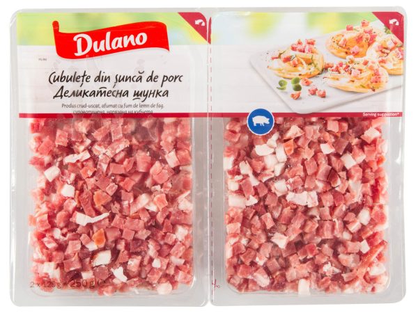 BACON CUBULETE 250G DULANO