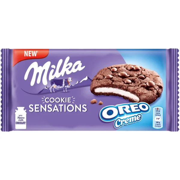 BISCUITI MILKA COOKIE SENZATION OREO156G