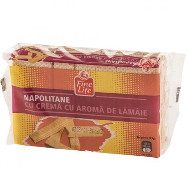 FINE LIFE NAPOLITANE CU CREMA 175G