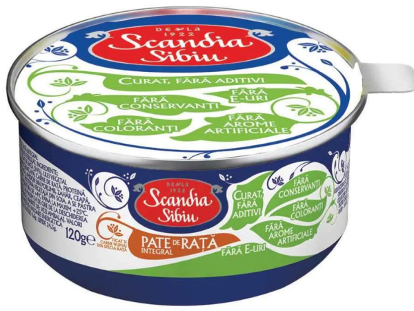 SCANDIA PATE RATA 120G