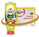 OFERTA FAIRY MAX 730ML + SET 3 LAVETE UNIVERSALE