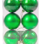 SET 6 GLOBURI VERZI 60 MM