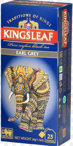 KINGSLEAF 25 PLICURI CEAI NEGRU EARL GREY