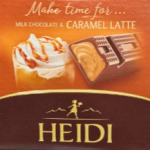 HEIDI STICKS CIOCOLATA LAPTE UMPLUTURA CAFEA SI CARAMEL 37G