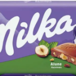 MILKA CIOCOLATA LAPTE SI ALUNE 90G