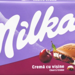 MILKA CIOCOLATA LAPTE SI VISINE 100G
