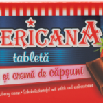 CIOCOLATA CU CREMA DE CAPSUNI AMERICANA 90G