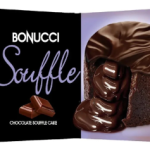 BONUCCI SOUFFLE PRAJITURA CACAO CU GLAZURA CACAO