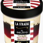 LA STRADA IL GELATO 473ML INGHETATA LAMAIE ZMEURA BISCUITI