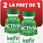 PROMOTIE ACTIVIA KEFIR 280G 1+1 GRATIS