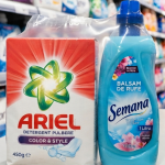 PROMO ARIEL 450G + SEMANA 1L