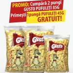 PROMO 2 X GUSTO PUFULETI 85G + PUFULETI 45G GRATIS