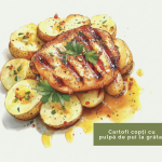 CARTOFI COPTI CU PULPA PUI LA GRATAR MOLDOVA 250G HIGH PROTEIN